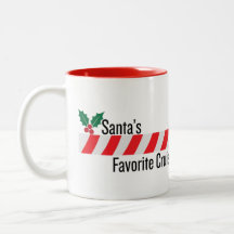 Caneca do Cruzeirista Favorito do Papai Noel