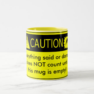 De Café Em Dois Tons Caneca do cuidado
