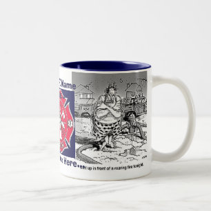 De Café Em Dois Tons Caneca do departamento dos bombeiros