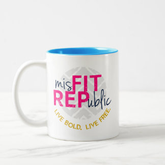De Café Em Dois Tons caneca do desajuste
