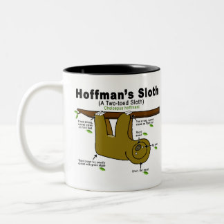 De Café Em Dois Tons Caneca do design da preguiça