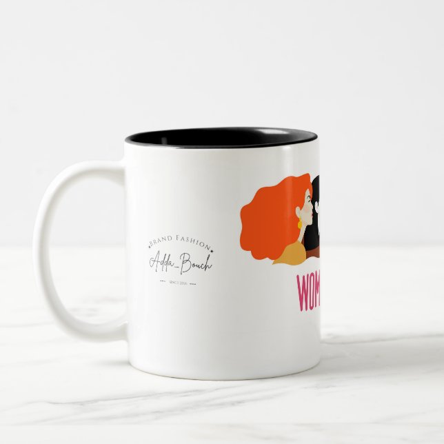 De Café Em Dois Tons caneca do dia da mulher Adda_Bouch (Esquerda)