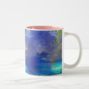 De Café Em Dois Tons Caneca do Dia da Terra
