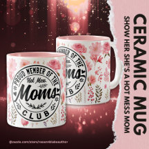 Caneca do Dia das Mães 'Clube da Mamãe Bagunça Tot