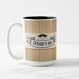 De Café Em Dois Tons caneca do dia do pai