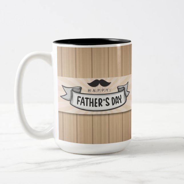 De Café Em Dois Tons caneca do dia do pai (Esquerda)