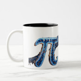 De Café Em Dois Tons Caneca do Dia do Pi 3.14 – Presente Divertido para