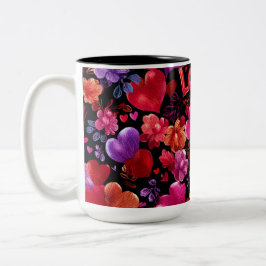 De Café Em Dois Tons Caneca do Dia dos Namorados | Romântica, Fofa e Ac