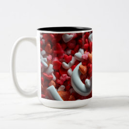 De Café Em Dois Tons Caneca do Dia dos Namorados | Romântica, Fofa e Ac