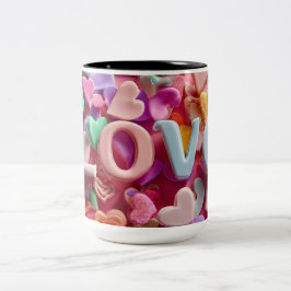 De Café Em Dois Tons Caneca do Dia dos Namorados | Romântica, Fofa e Ac