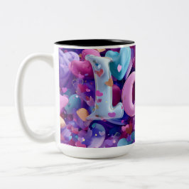 De Café Em Dois Tons Caneca do Dia dos Namorados | Romântica, Fofa e Ac