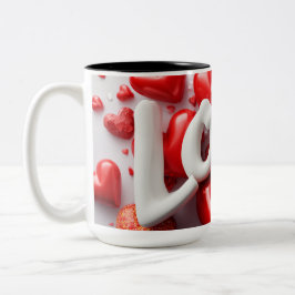 De Café Em Dois Tons Caneca do Dia dos Namorados | Romântica, Fofa e Ac