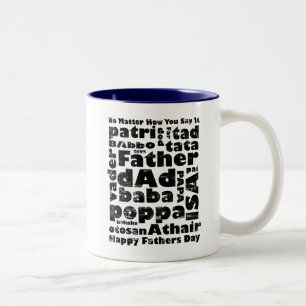 De Café Em Dois Tons Caneca do dia dos pais