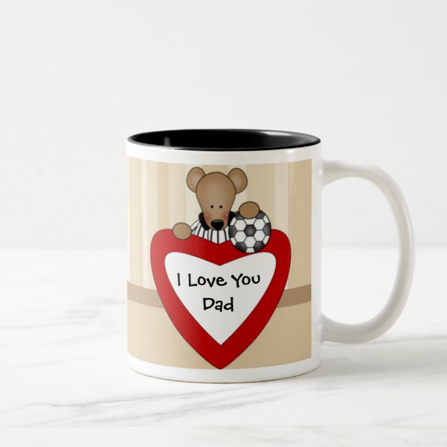 De Café Em Dois Tons Caneca do dia dos pais (Direita)
