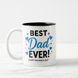 De Café Em Dois Tons Caneca do Dia dos Pais 2026 - Melhor Pai do Mundo