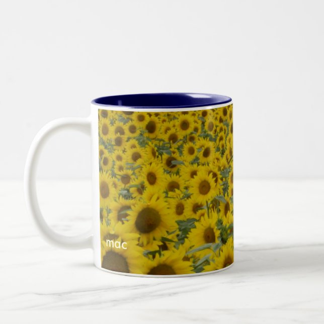 De Café Em Dois Tons Caneca do dia ensolarado (Esquerda)