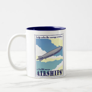 De Café Em Dois Tons Caneca do DIRIGÍVEL