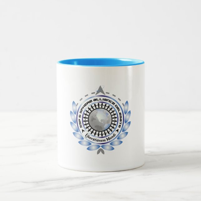 De Café Em Dois Tons Caneca do Dois-Tom (Centro)