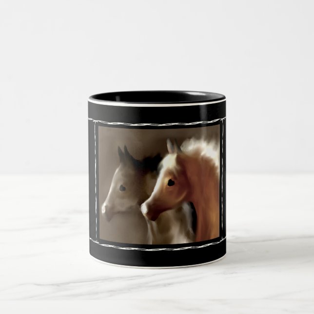 De Café Em Dois Tons Caneca do ~ dos "amigos" com beira extravagante (Centro)