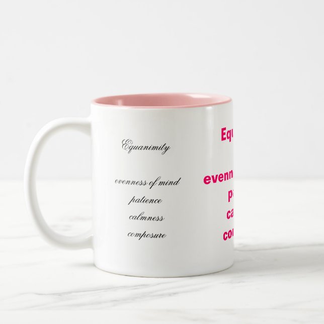 De Café Em Dois Tons Caneca do Equanimity (Esquerda)