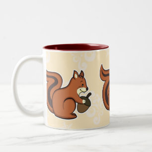 De Café Em Dois Tons Caneca do esquilo