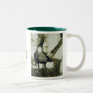De Café Em Dois Tons Caneca do fantasma Snarling