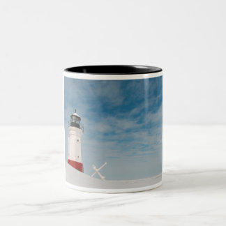 De Café Em Dois Tons Caneca do farol