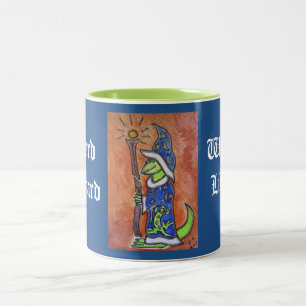 De Café Em Dois Tons Caneca do feiticeiro do lagarto