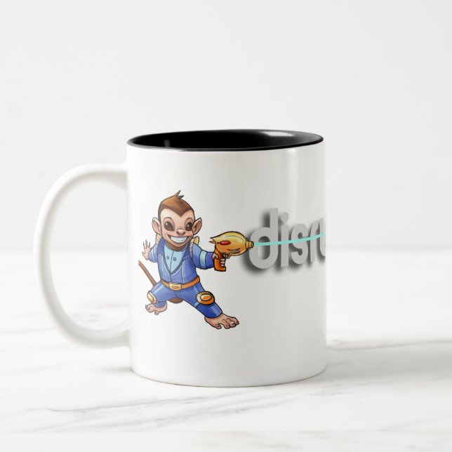 De Café Em Dois Tons Caneca do feixe do Disruptor (Esquerda)