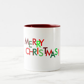 De Café Em Dois Tons Caneca do Feliz Natal