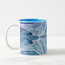 De Café Em Dois Tons Caneca do fitoplâncton