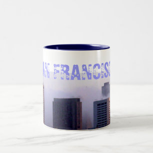 De Café Em Dois Tons Caneca do fogo da névoa