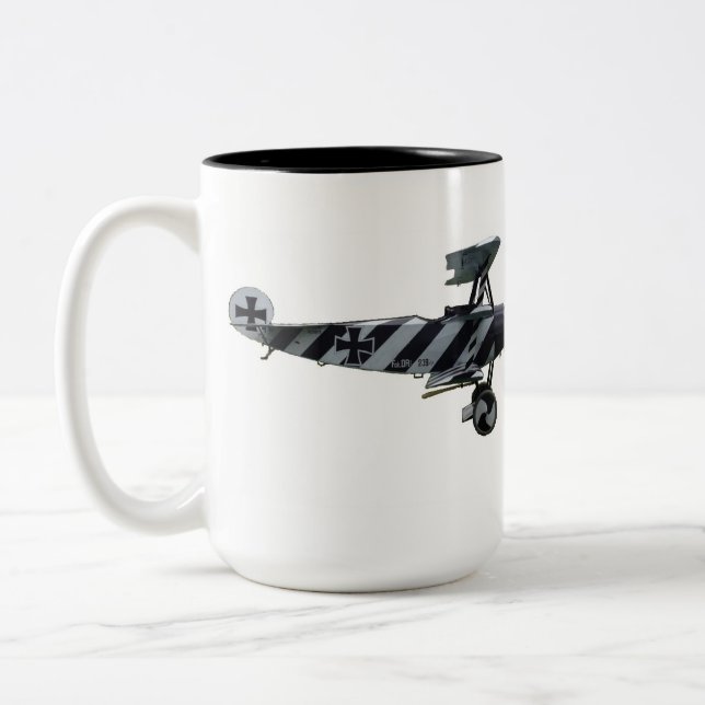 De Café Em Dois Tons Caneca do Fokker DR1 239/17! (Esquerda)