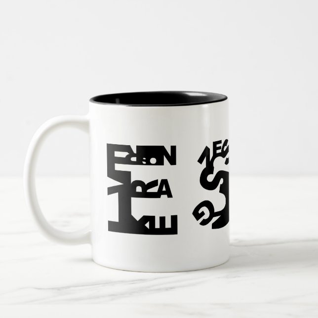De Café Em Dois Tons Caneca do fornecedor (Esquerda)