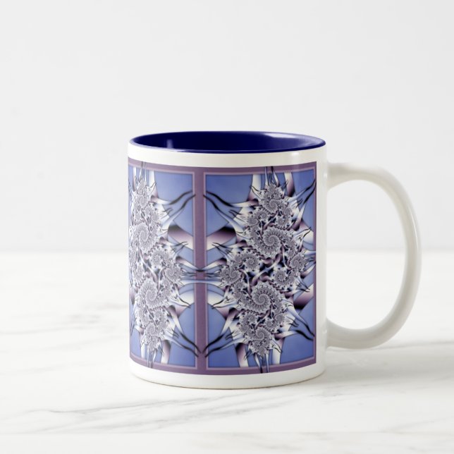 De Café Em Dois Tons Caneca do Fractal 200706061903d (Direita)