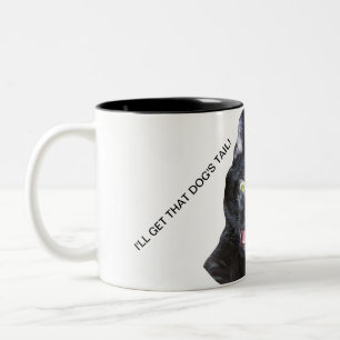 De Café Em Dois Tons Caneca do gato