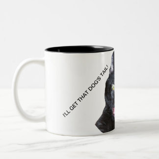 De Café Em Dois Tons Caneca do gato