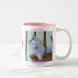 De Café Em Dois Tons Caneca do gato do gatinho