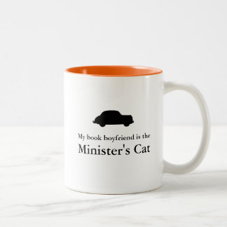 De Café Em Dois Tons Caneca do gato do ministro