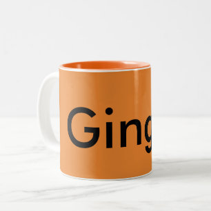 De Café Em Dois Tons Caneca do gengibre
