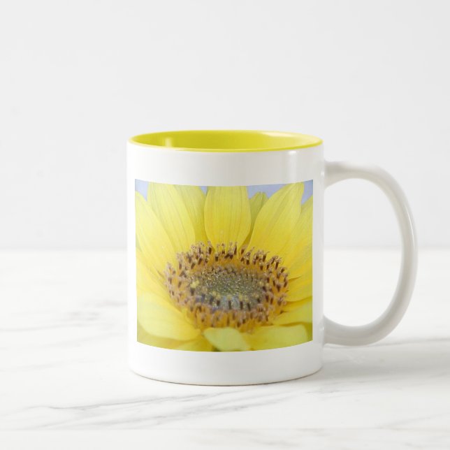 De Café Em Dois Tons Caneca do girassol (Direita)