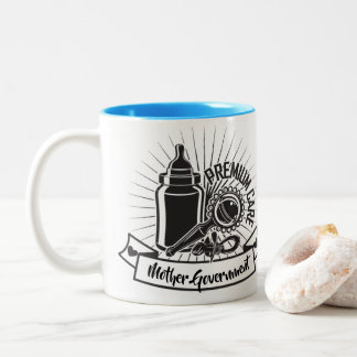 De Café Em Dois Tons Caneca do governo da mãe