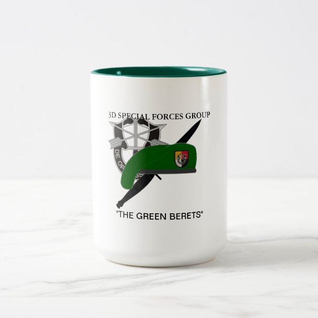 De Café Em Dois Tons CANECA do GRUPO das FORÇAS 3D ESPECIAIS (Centro)