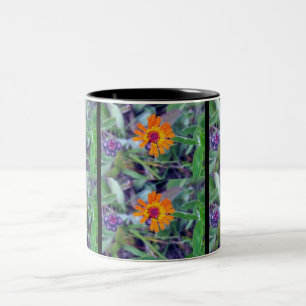 De Café Em Dois Tons Caneca do Hawkweed alaranjado 1