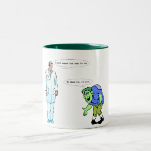 De Café Em Dois Tons Caneca do hunchback