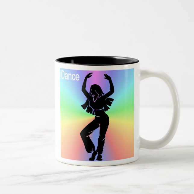 De Café Em Dois Tons caneca do iDance (Direita)