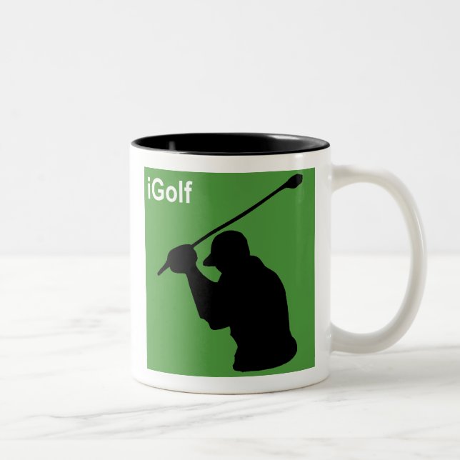 De Café Em Dois Tons caneca do iGolf (Direita)