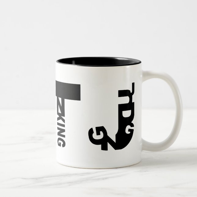 De Café Em Dois Tons Caneca do inspector (Direita)