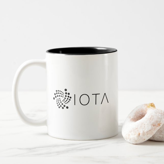 De Café Em Dois Tons Caneca do IOTA (Com Donut)