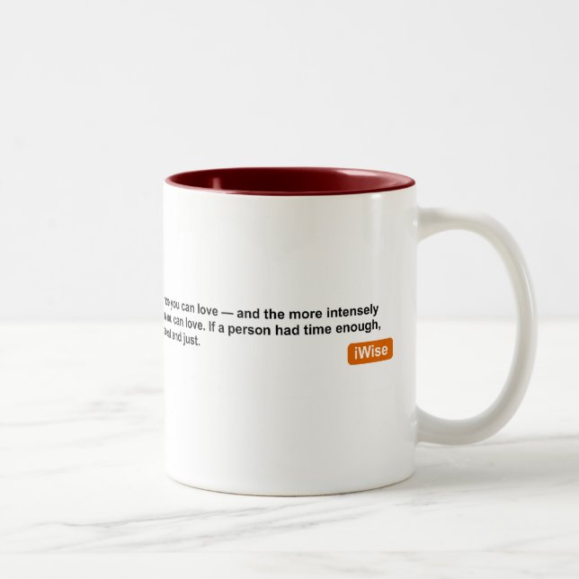 De Café Em Dois Tons caneca do iWise (Direita)